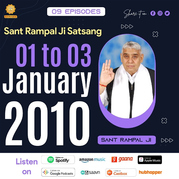 Artwork for 01 to 03 January 2010 HD Satsang of Sant Rampal Ji