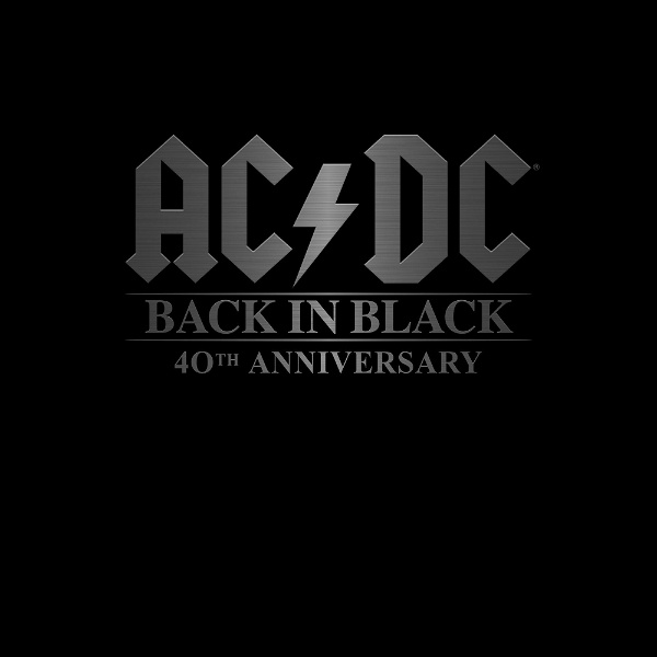 Artwork for AC/DC - Back in Black 40th anniversary