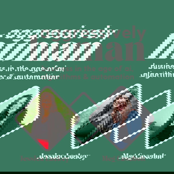 Artwork for Aggressively Human: Online Business in the Age of AI, Algorithms & Automations