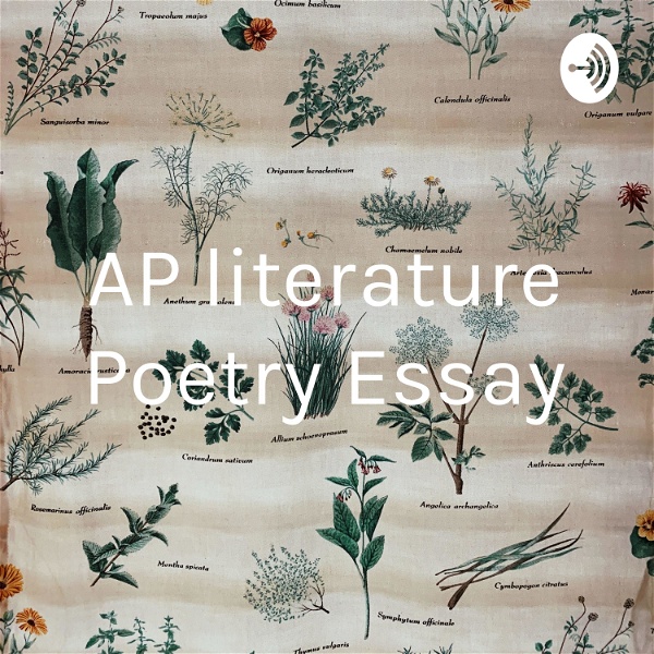 Artwork for AP literature Poetry “Essay”