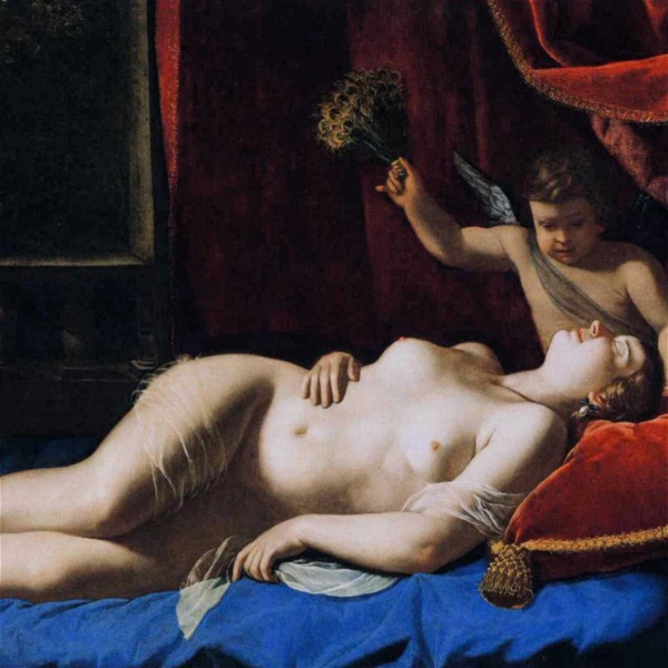Artwork for Artemisia Gentileschi inspireert Josephine Rombouts: schrijver schetst schilder