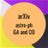 Astro arXiv | astro-ph.GA and astro-ph.CO