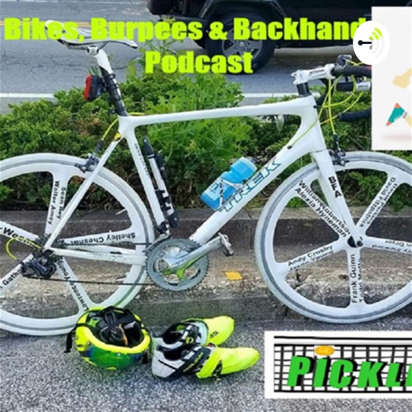 Artwork for Bikes, Burpees & Backhands