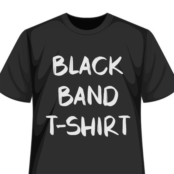 Artwork for Black Band T-Shirt