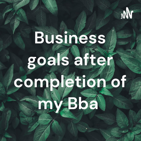 Artwork for Business goals after completion of my Bba