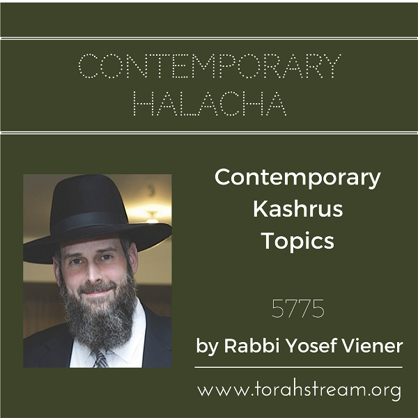 Artwork for Contemporary Kashrus Topics 5775
