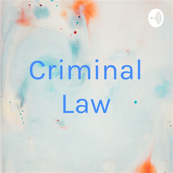 Artwork for Criminal Law