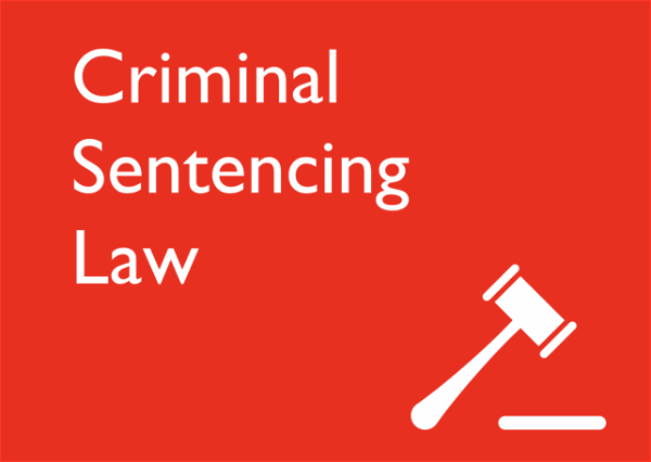 Artwork for Criminal Sentencing Law
