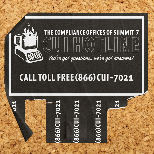 Artwork for CUI Hotline: Live CMMC Q&A