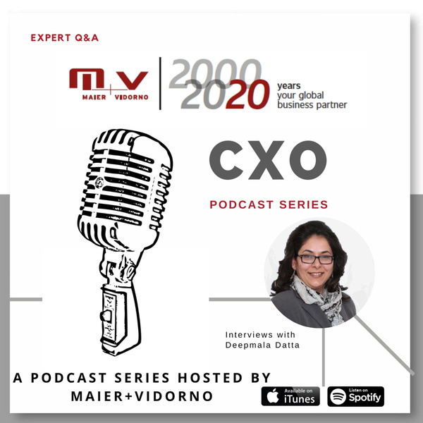 Artwork for CXO Podcast Series By Maier+Vidorno