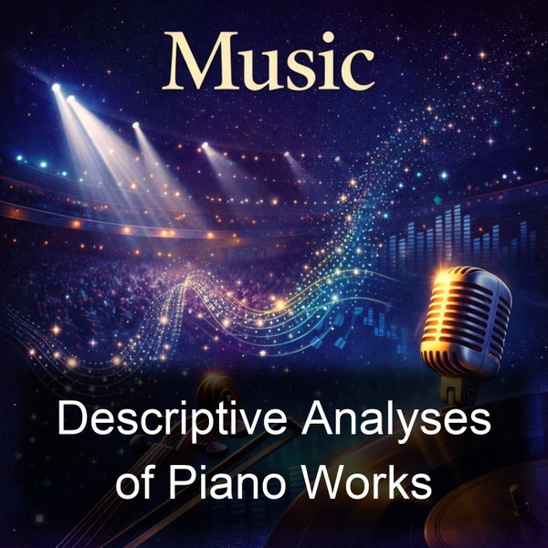 Artwork for Descriptive Analyses of Piano Works