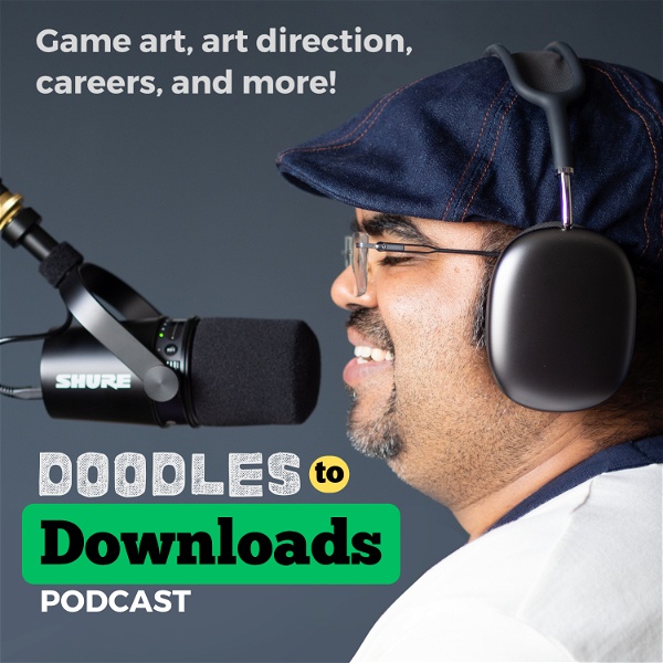 Artwork for Doodles to Downloads: A Game Art Podcast
