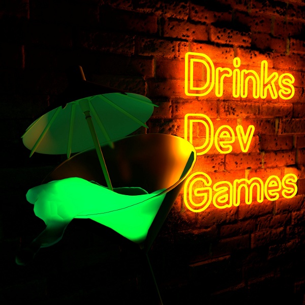 Artwork for Drinks, Dev, Games