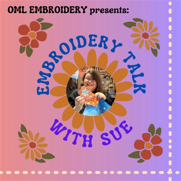 Artwork for Embroidery Talk with Sue