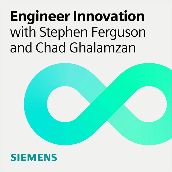 Artwork for Engineer Innovation: Conversations about Industry 4.0, Engineering AI/ML, Digital Twin, & Computer Aided Engineering.