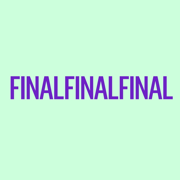 Artwork for FINALFINALFINAL