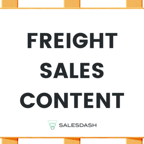 Artwork for freight sales content