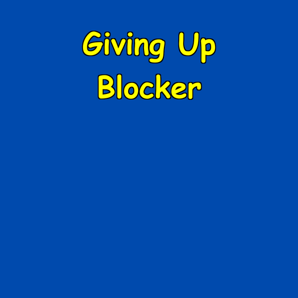 Artwork for Giving Up Blocker