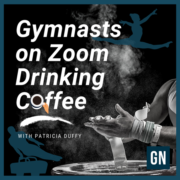 Artwork for Gymnasts on Zoom Drinking Coffee