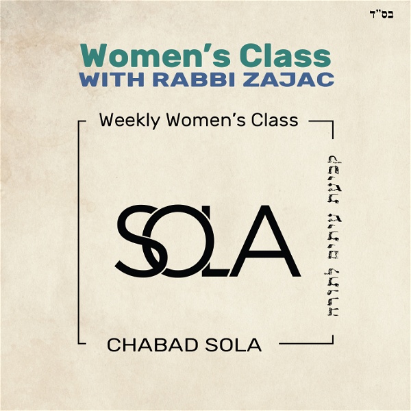 Artwork for Woman's Class With Rabbi Zajac