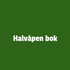 Halvåpen bok
