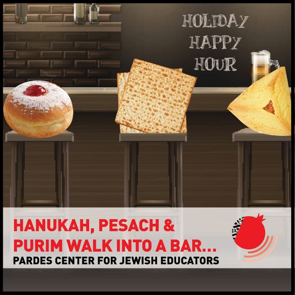 Artwork for Hanukah, Pesach and Purim Walk into a Bar