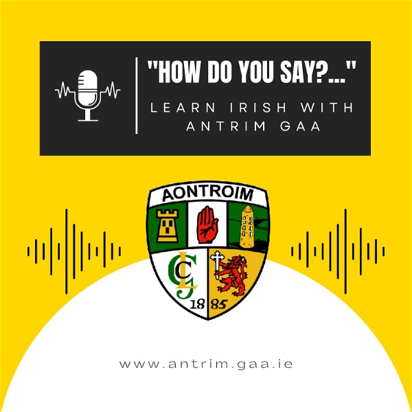 Artwork for "How do you say...?" Learn Irish with Antrim GAA