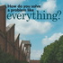 How do you solve a problem like everything?