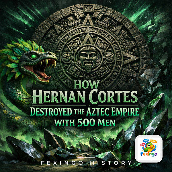 Artwork for How Hernan Cortes Destroyed the Aztec Empire with 500 Men