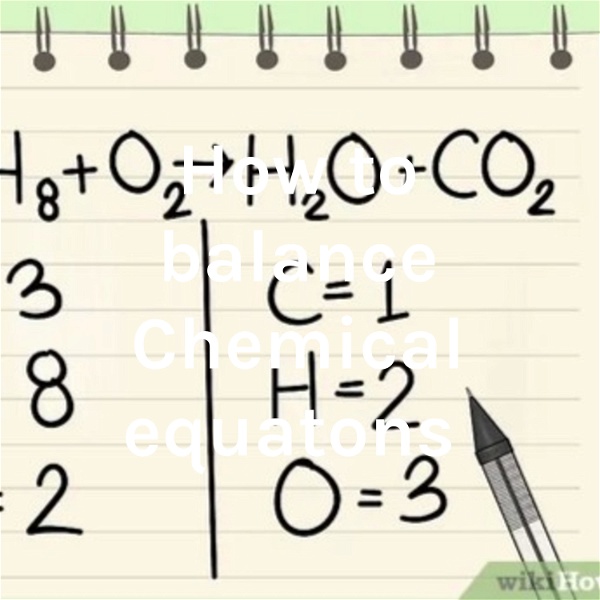 Artwork for How to balance Chemical equatons