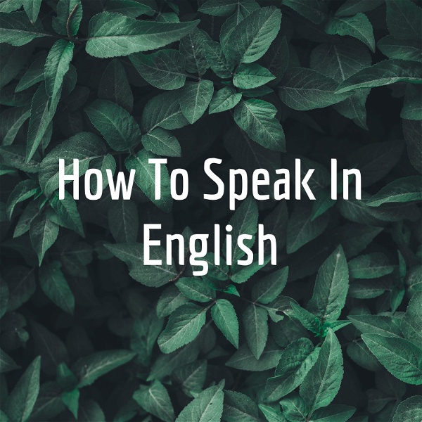 Artwork for How To Speak In English