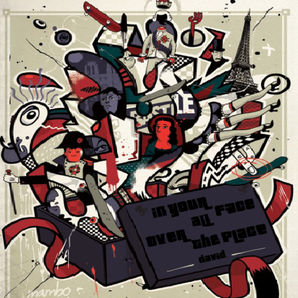 Artwork for In your face all over the place