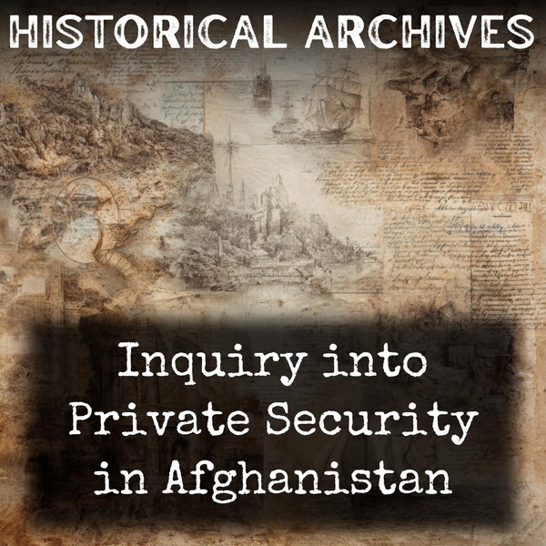 Artwork for Inquiry into Private Security in Afghanistan