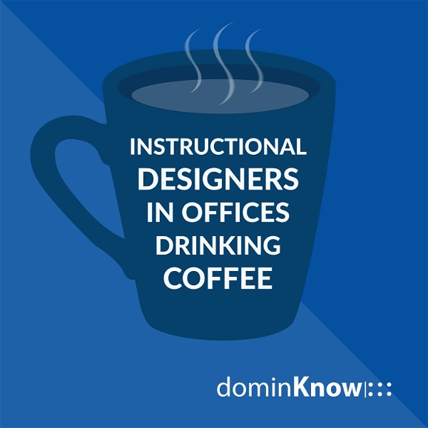 Artwork for #IDIODC Instructional Designers In Offices Drinking Coffee