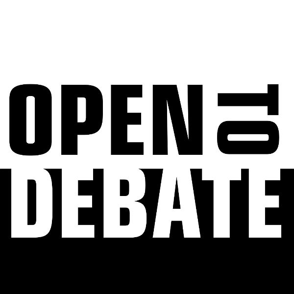 Artwork for Open to Debate