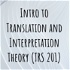 Intro to Translation and Interpretation Theory (TRS 201) - BMCC