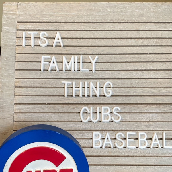 Artwork for Its A Family Thing Talking Cubs Baseball