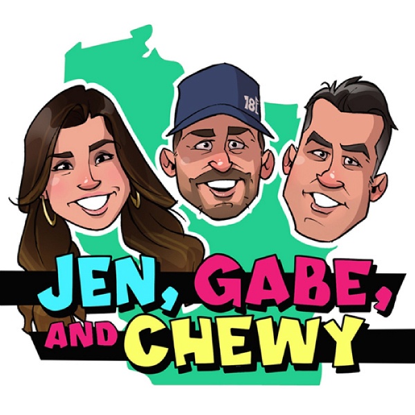 Artwork for Jen, Gabe & Chewy