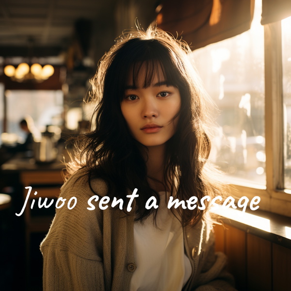 Artwork for Jiwoo sent a message