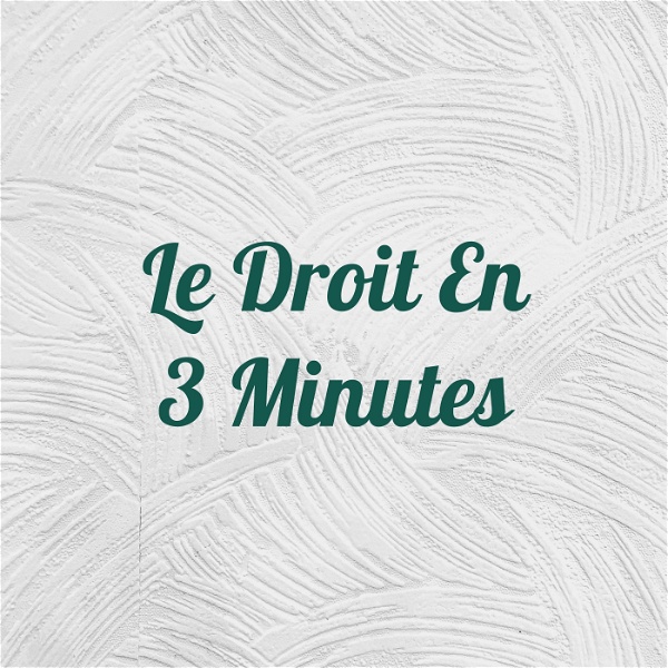 Artwork for Le Droit En 3 Minutes
