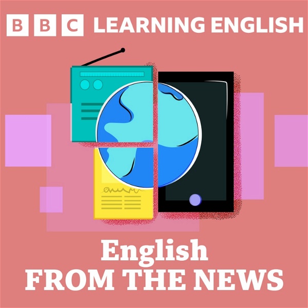 Artwork for Learning English News Review