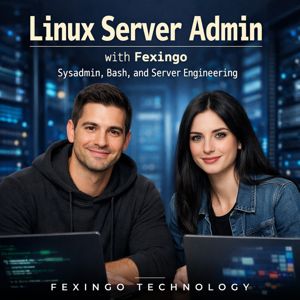 Artwork for Linux Server Admin with Fexingo: Sysadmin, Bash, and Server Engineering