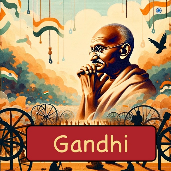 Artwork for Mahatma Gandhi Audio Biography