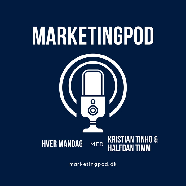 Artwork for Marketingpod.dk med Halfdan Timm