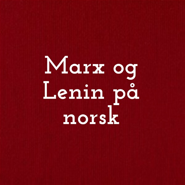 Artwork for Marx og Lenin på norsk