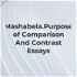 Mashabela.Purpose of Comparison And Contrast Essays