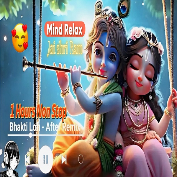 Artwork for Mind relaxing music for stress relief in hindi, Shree krishna mashup song lofi, Bhajan songs krishna