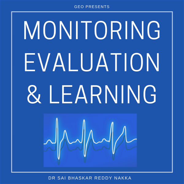 Artwork for Monitoring Evaluation and Learning Podcast