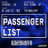 Passenger List