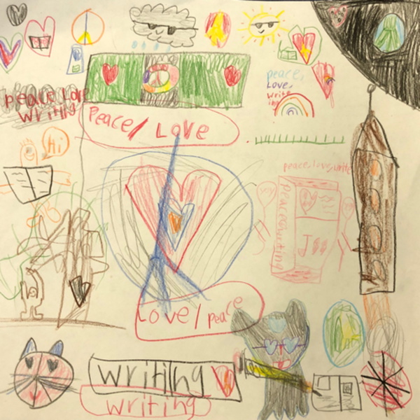 Artwork for Peace, Love & Writing